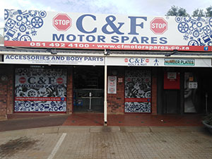 C&F Motors Spares Langenhoven Park branch